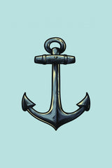 Ship's Anchor Poster och Canvastavla