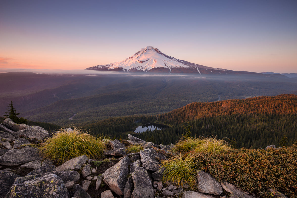Mount Hood Poster och Canvastavla