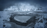 Ice mountains Poster och Canvastavla