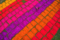 Drying colorful cloth Poster och Canvastavla