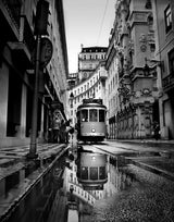 Rainy days in Lisbon Poster och Canvastavla