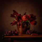 Still life Ruby Red Poster och Canvastavla
