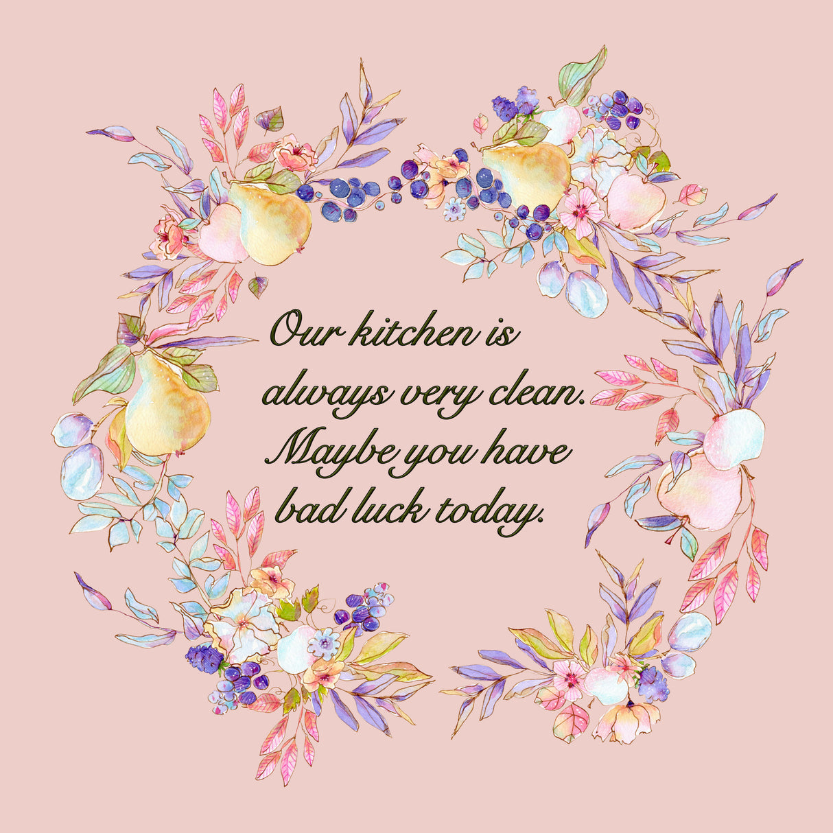 Quote Art for Kitchen 1 Poster och Canvastavla