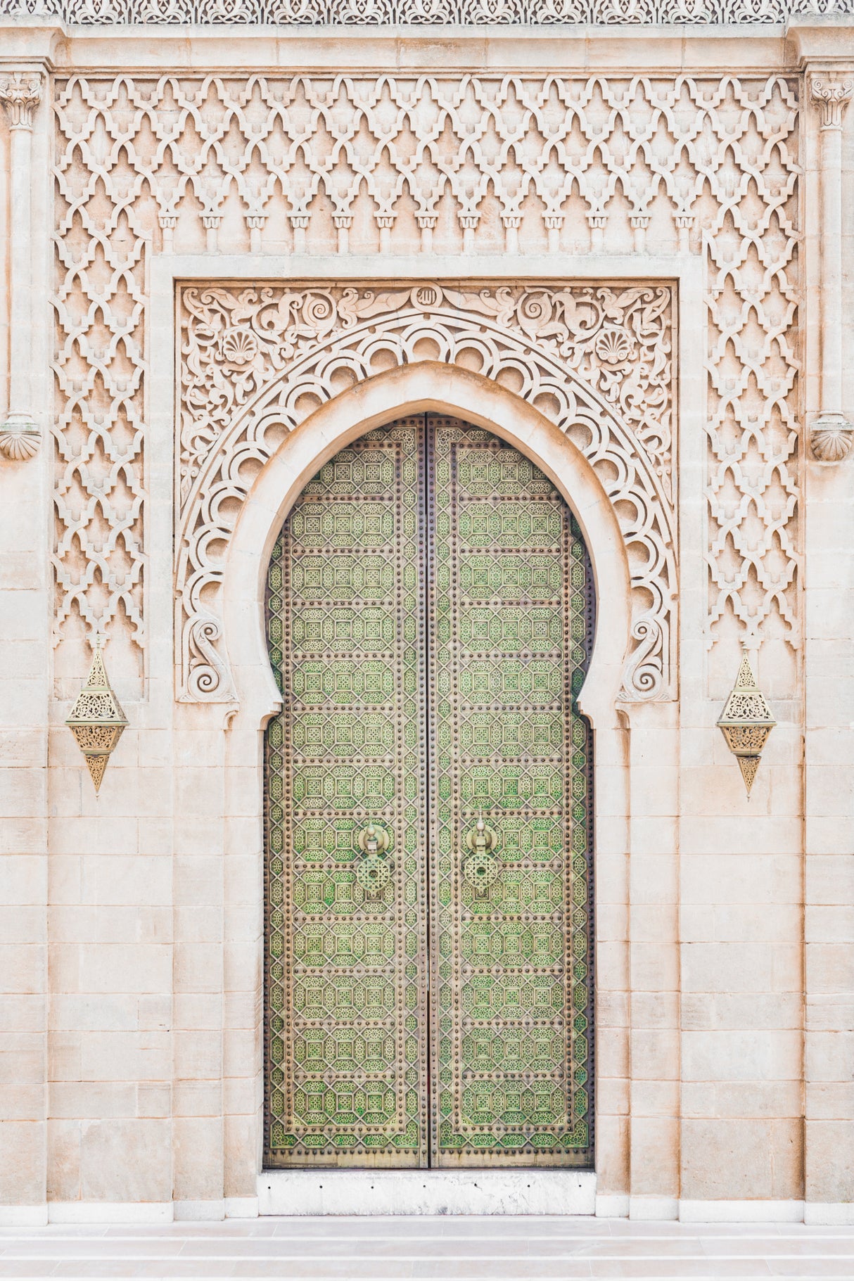 Moroccan Door Poster och Canvastavla