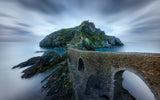 Games of Thrones - Dragonstone Island -San Juan de Gaztelugatxe Poster och Canvastavla