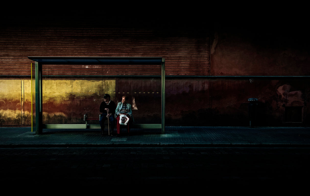 Busstop Poster och Canvastavla