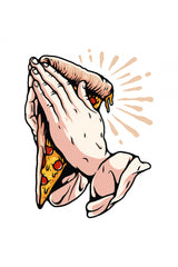 Pizza Is Life Poster och Canvastavla