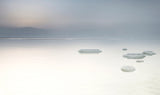 white sunrise Poster och Canvastavla
