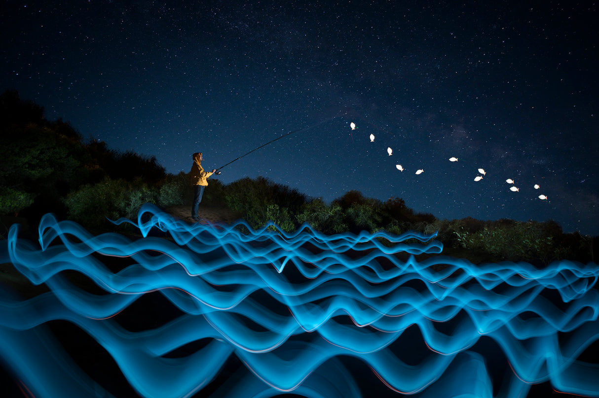 The Night Fisherman Poster och Canvastavla