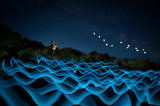 The Night Fisherman Poster och Canvastavla