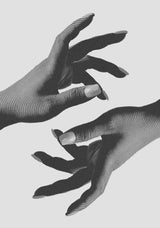 Hands B&w Poster och Canvastavla