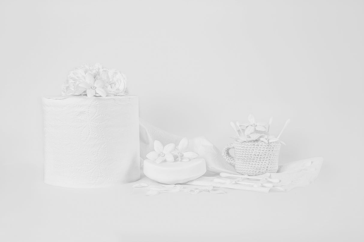 White on White Poster och Canvastavla