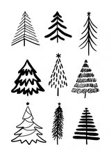 Christmas Trees 3 Poster och Canvastavla