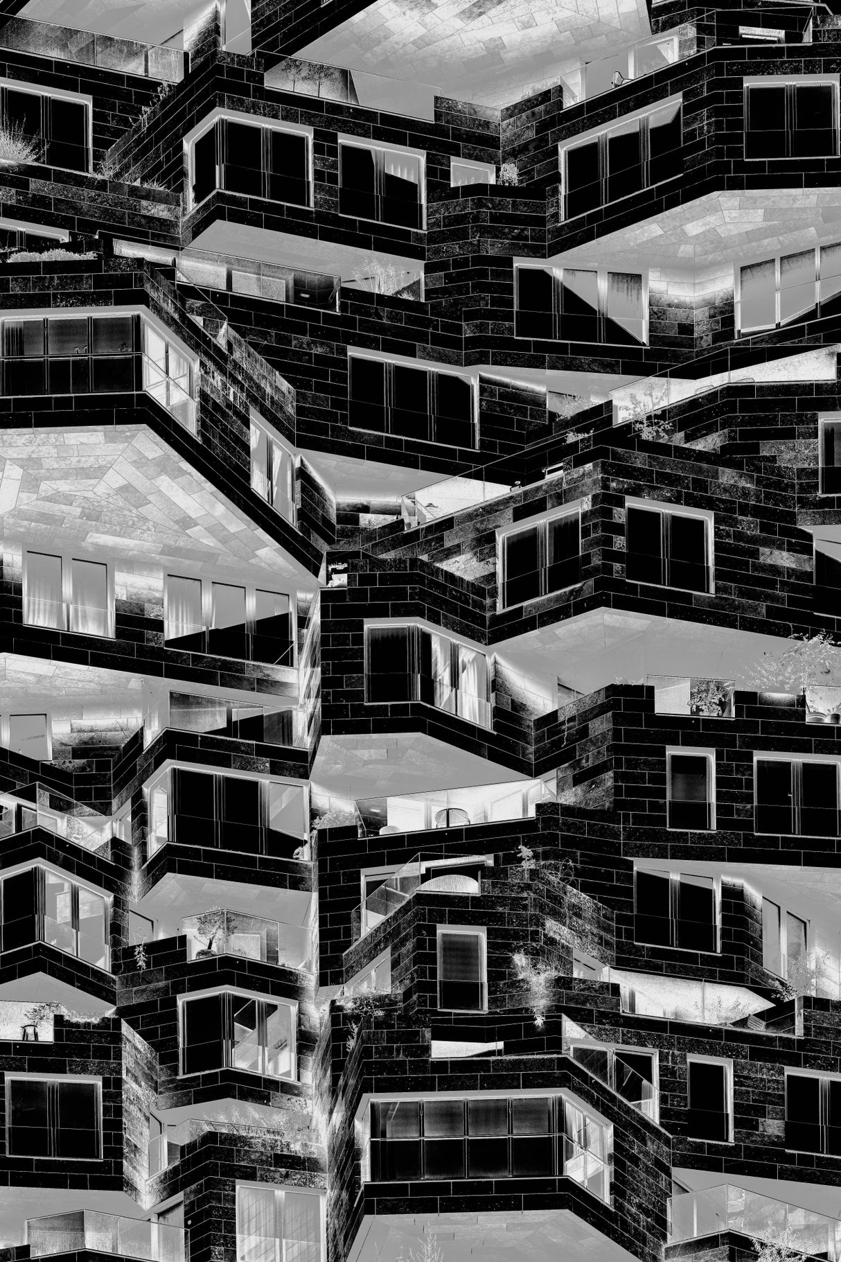 Chaotic construction Poster och Canvastavla