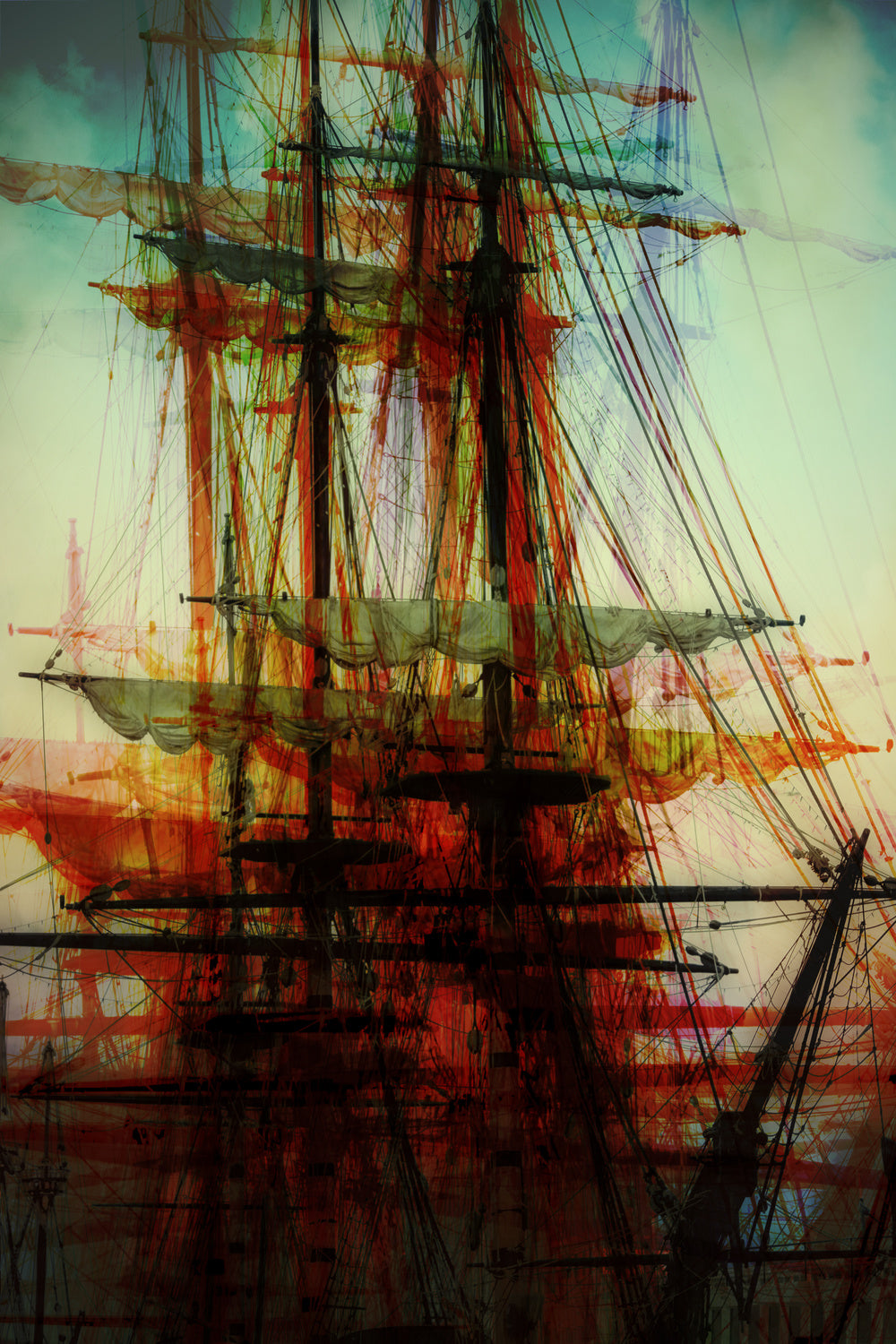 The beautiful sea Poster och Canvastavla