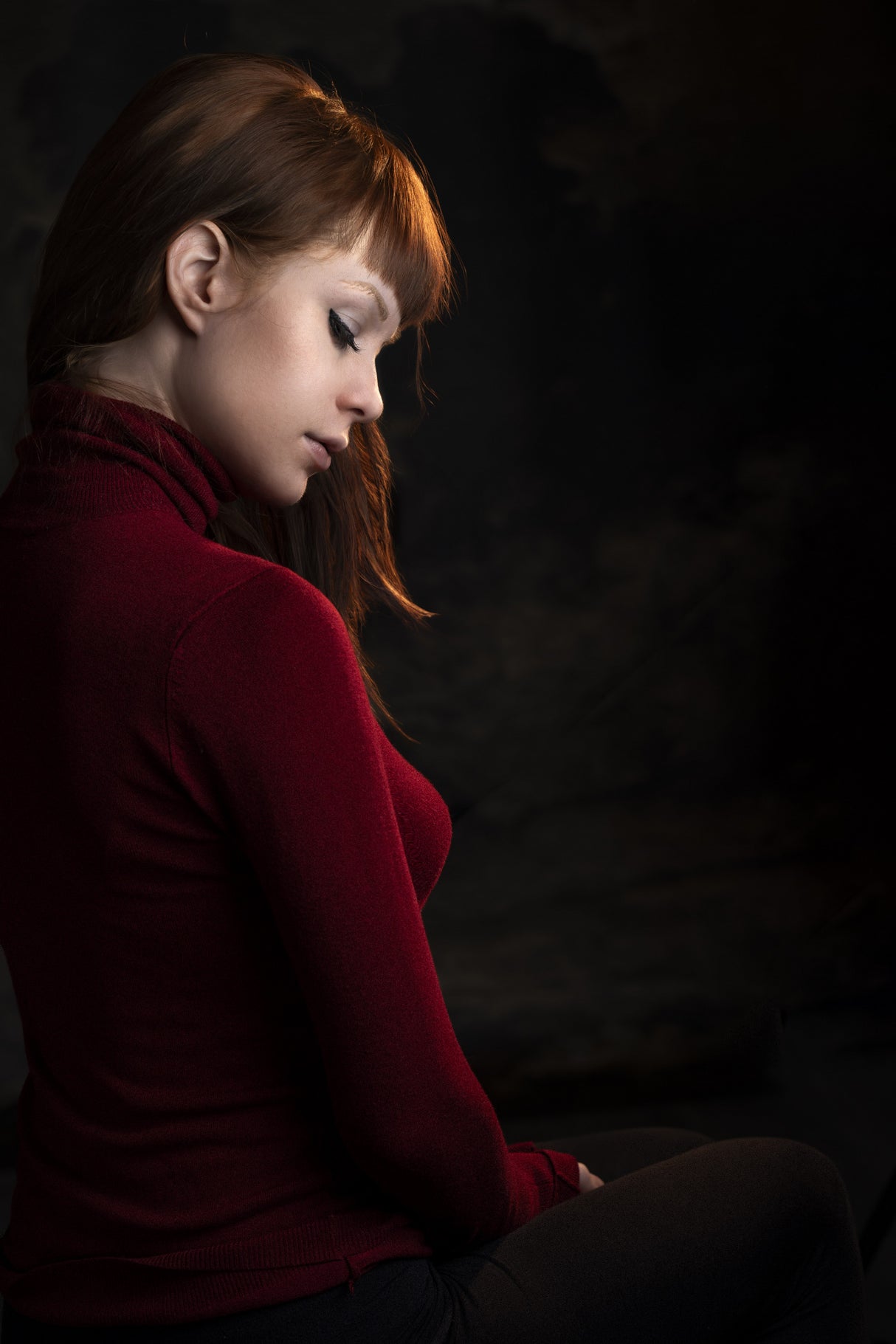 Red Pullover Poster och Canvastavla