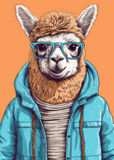 Lama 2 Poster och Canvastavla