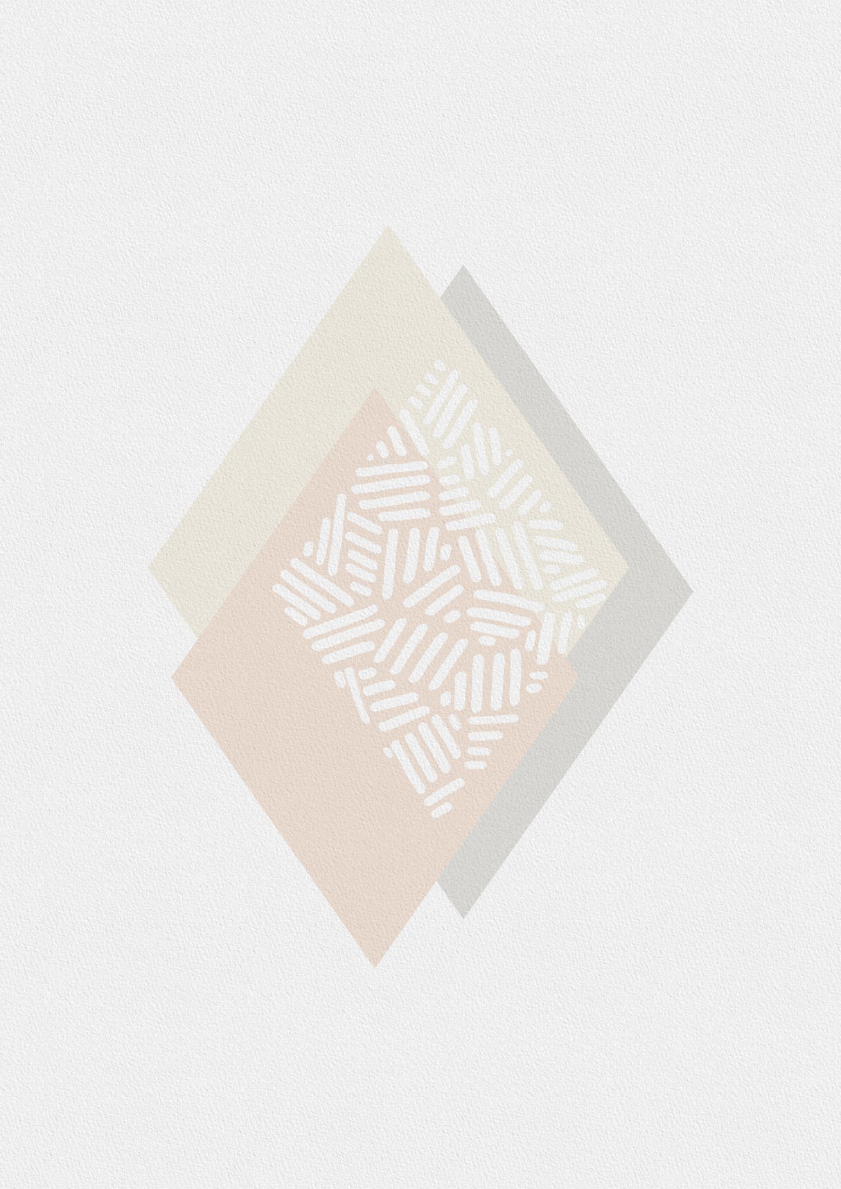 Geometric Mute Colours II Poster och Canvastavla