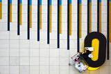 Yellow and blue Poster och Canvastavla