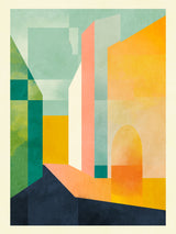 Spaces 3 Town Poster och Canvastavla