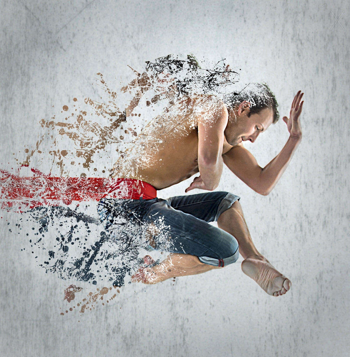 Shattered Motion Poster och Canvastavla