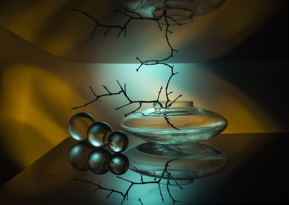 From the series "Experiments with glass" Poster och Canvastavla