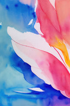 Nature Inspired Abstract Watercolor  (Day 15) Poster och Canvastavla