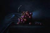 Grapes In Blue Poster och Canvastavla