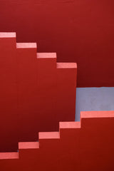 red stairs Poster och Canvastavla