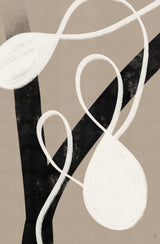 Beige abstract No.1 Poster och Canvastavla