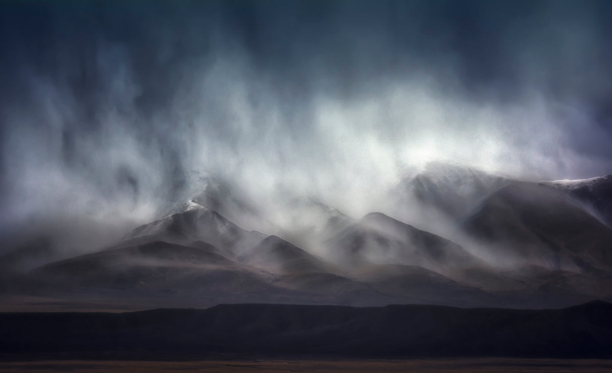 Qilian Mountains (祁连山脉) Poster och Canvastavla