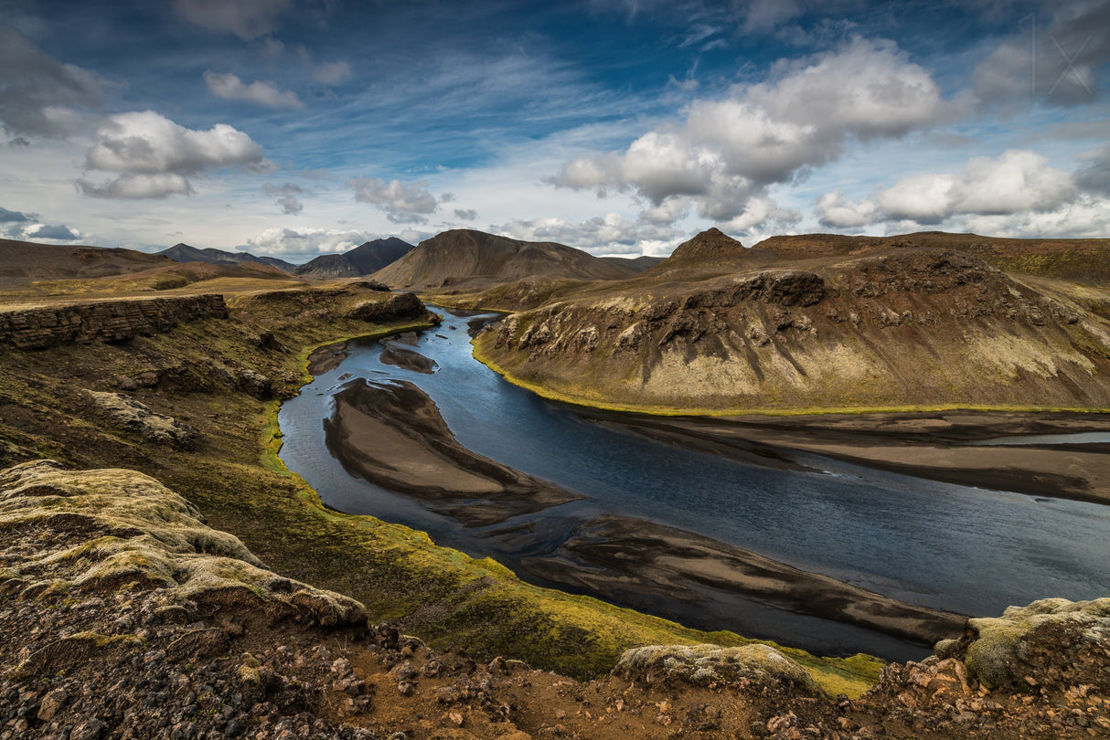 highland river Poster och Canvastavla