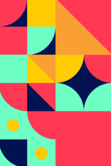 Bold Bauhaus Series #2 Poster och Canvastavla