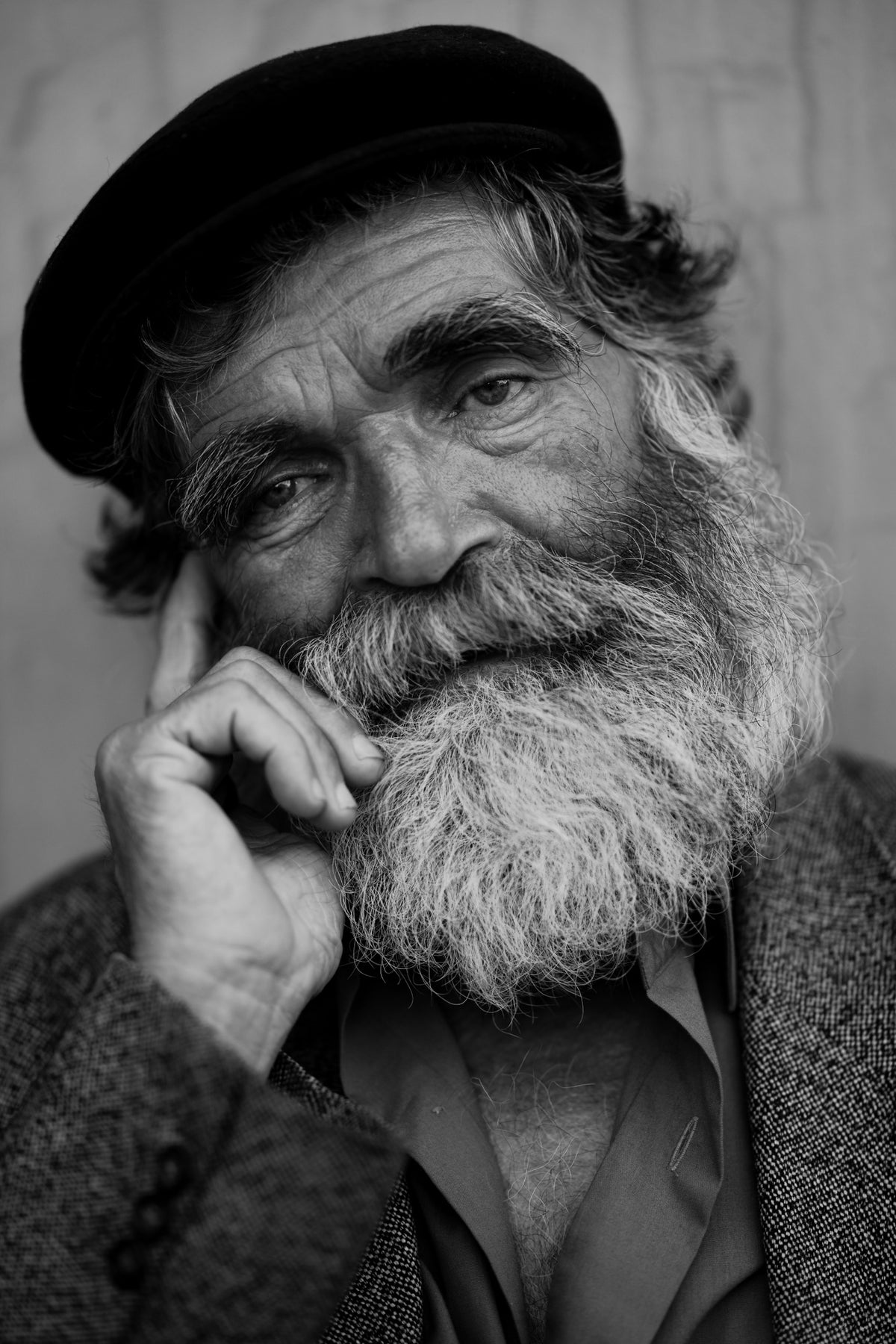 portrait of an old man Poster och Canvastavla