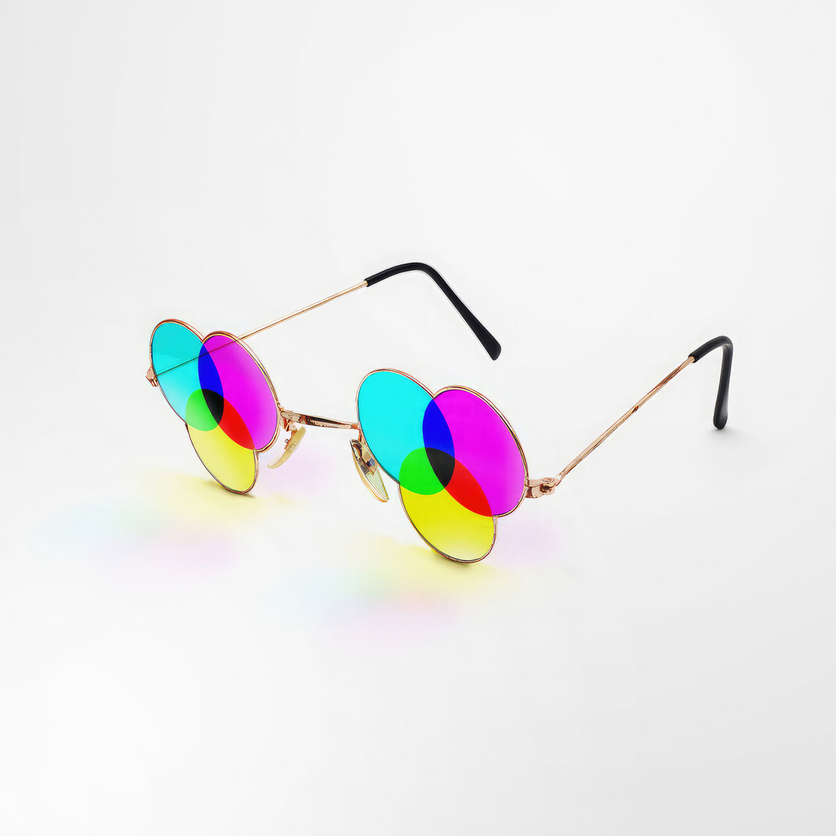 Cmyk Glasses Poster och Canvastavla