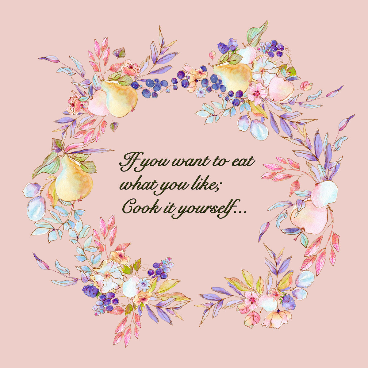 Quote Art for Kitchen 4 Poster och Canvastavla
