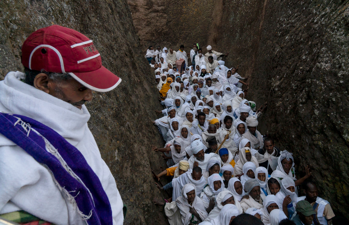 Christmas celebration, Lalibela Poster och Canvastavla