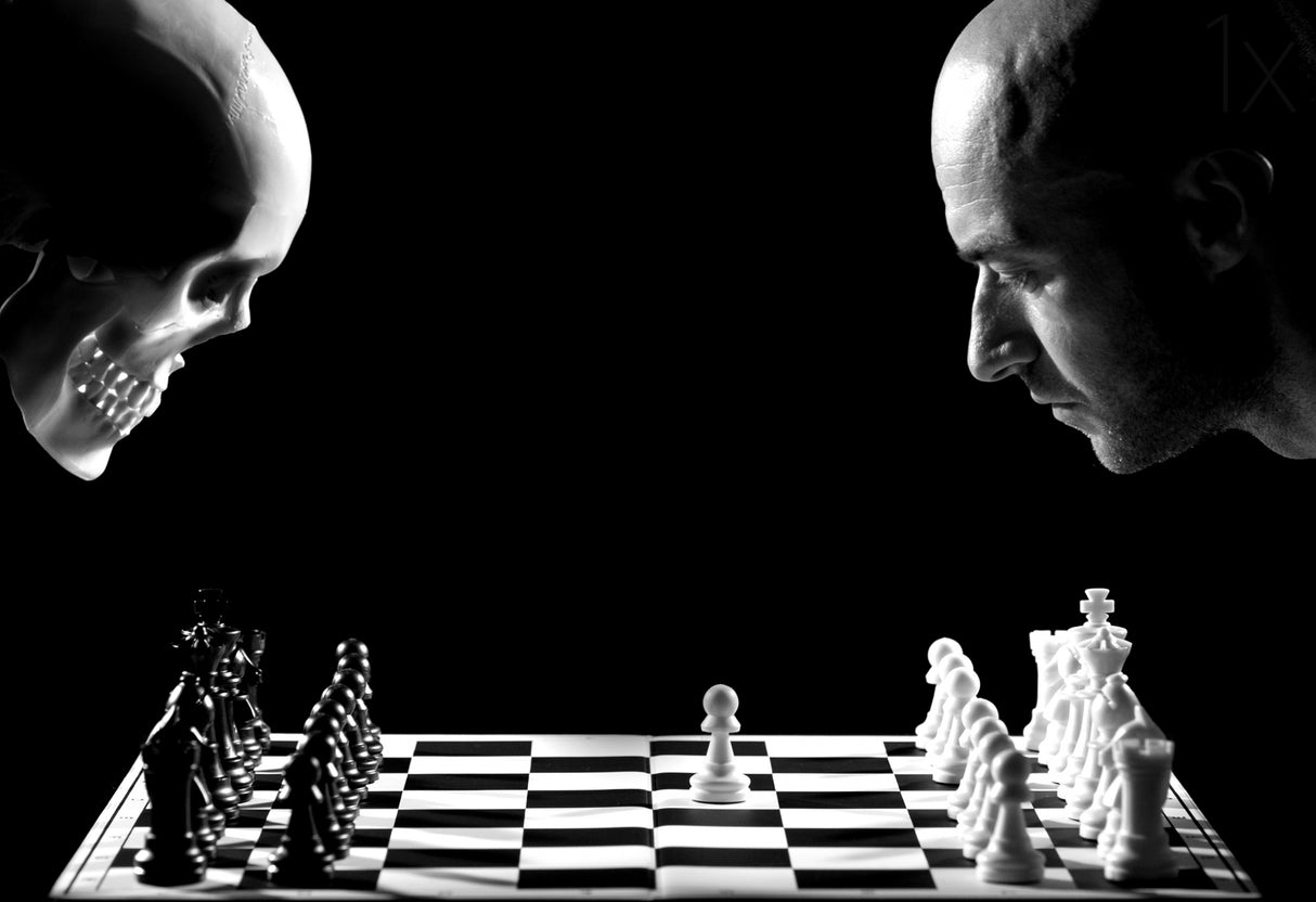 White starts - Black always win Poster och Canvastavla