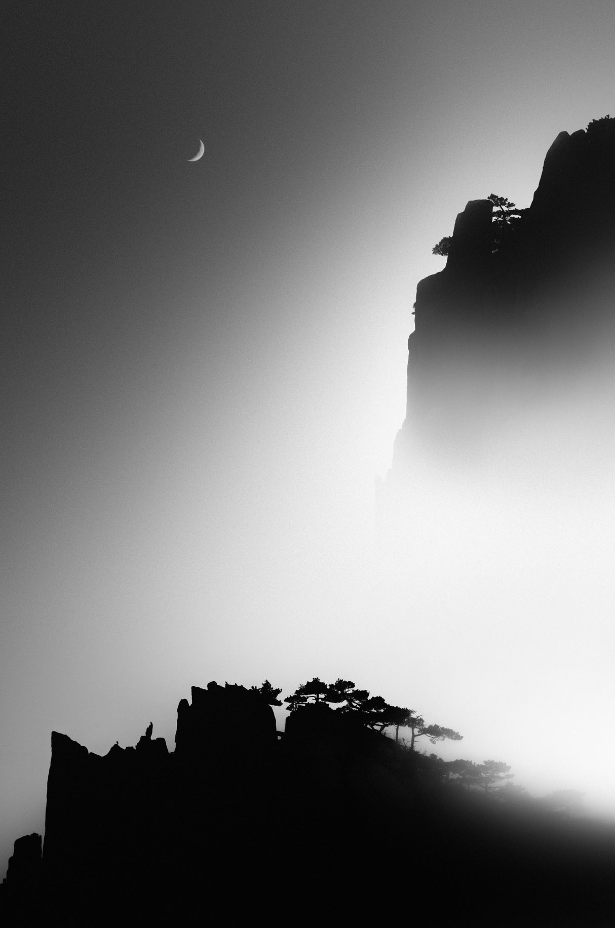 yellow mountain Poster och Canvastavla