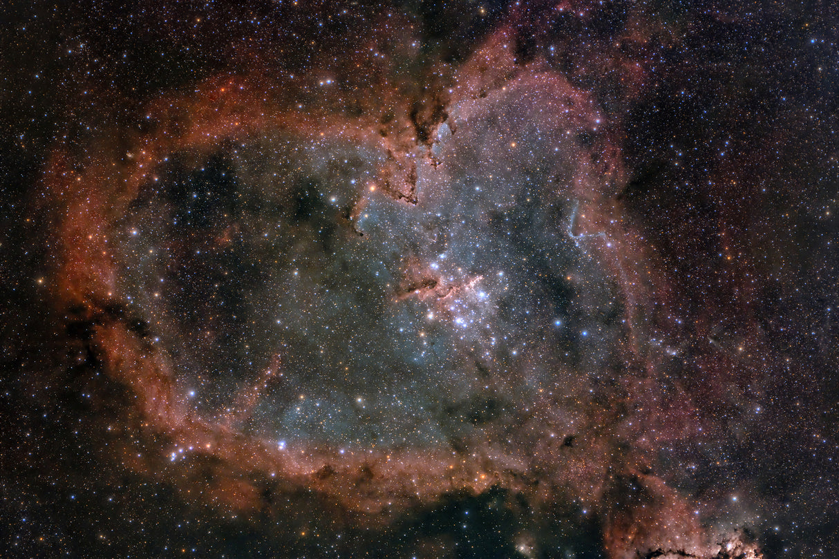 Heart Nebula Poster och Canvastavla