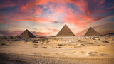 The 9 Pyramids of Giza Poster och Canvastavla