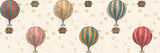 Hla017  Hot Air Ballooons Red Turq Yellow Poster och Canvastavla
