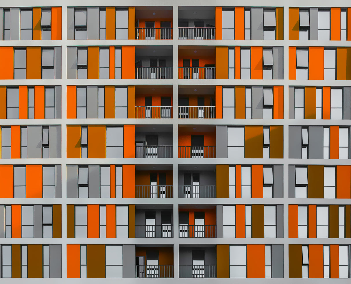Color Facade Poster och Canvastavla