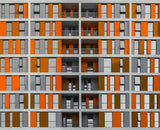 Color Facade Poster och Canvastavla