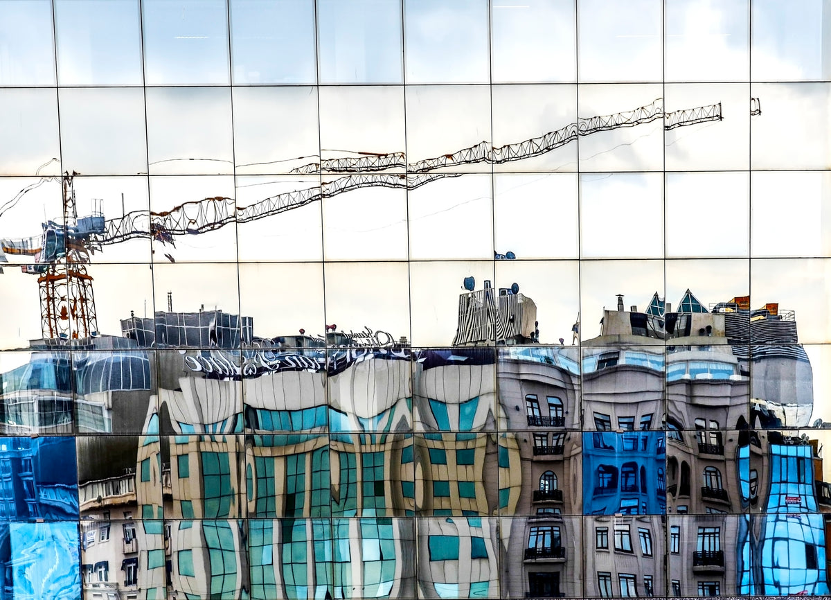New city in old city Poster och Canvastavla