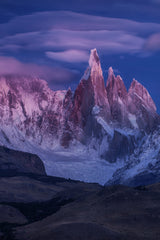 Cerro Torre blue mood Poster och Canvastavla