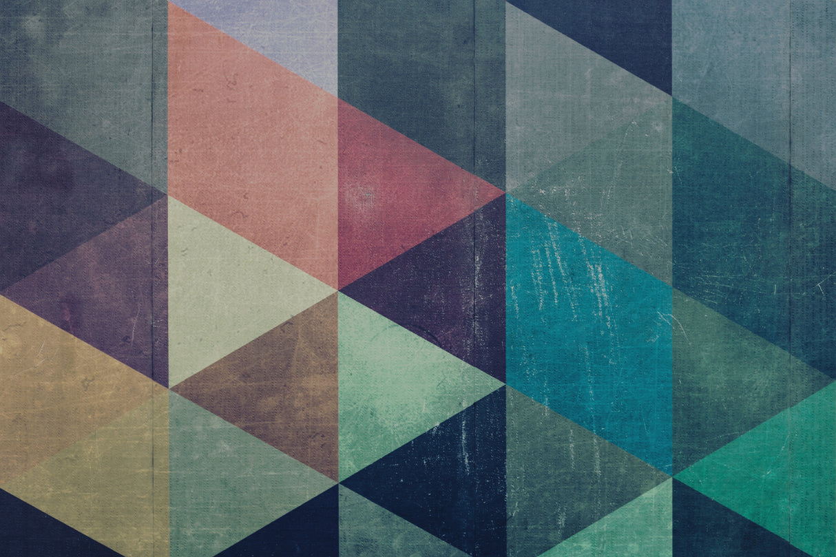 Triangle Textures Poster och Canvastavla