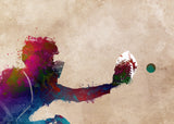 Baseball Sport Art 7 Poster och Canvastavla