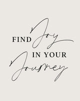 Joy In Journey Poster och Canvastavla