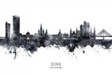 Bonn Germany Skyline Poster och Canvastavla